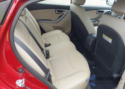 2014 Hyundai Elantra Limited from USA, damaged, VIN 5NPDH4AE8EH469682